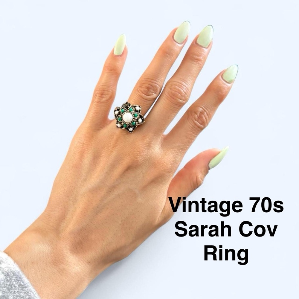 Vintage 70s Sarah Cov Ring